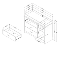 South Shore Tassio Changing Table