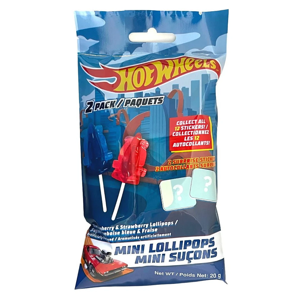 Hot Wheels Mini Lollipop 2 Pack