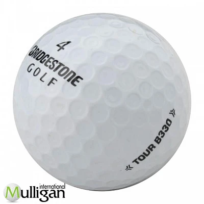 Mulligan -  12 Bridgestone Tour B330, 5A Pristine Recycled Used Golf Balls