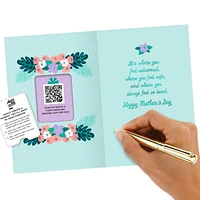 Hallmark Personalized Video Mothers Day Card for Grandma, Always at Home (Record Your Own Video Greeting)