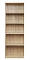 Mainstays -Shelf Bookcase with Adjustable Shelves, Multiple Colors, Adjustable shelves