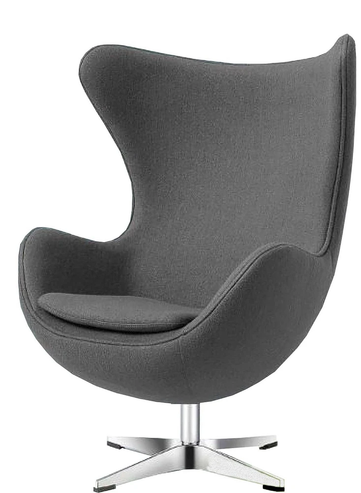 Canadian Egg Lounge Chair Grey