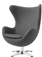 Canadian Egg Lounge Chair Grey