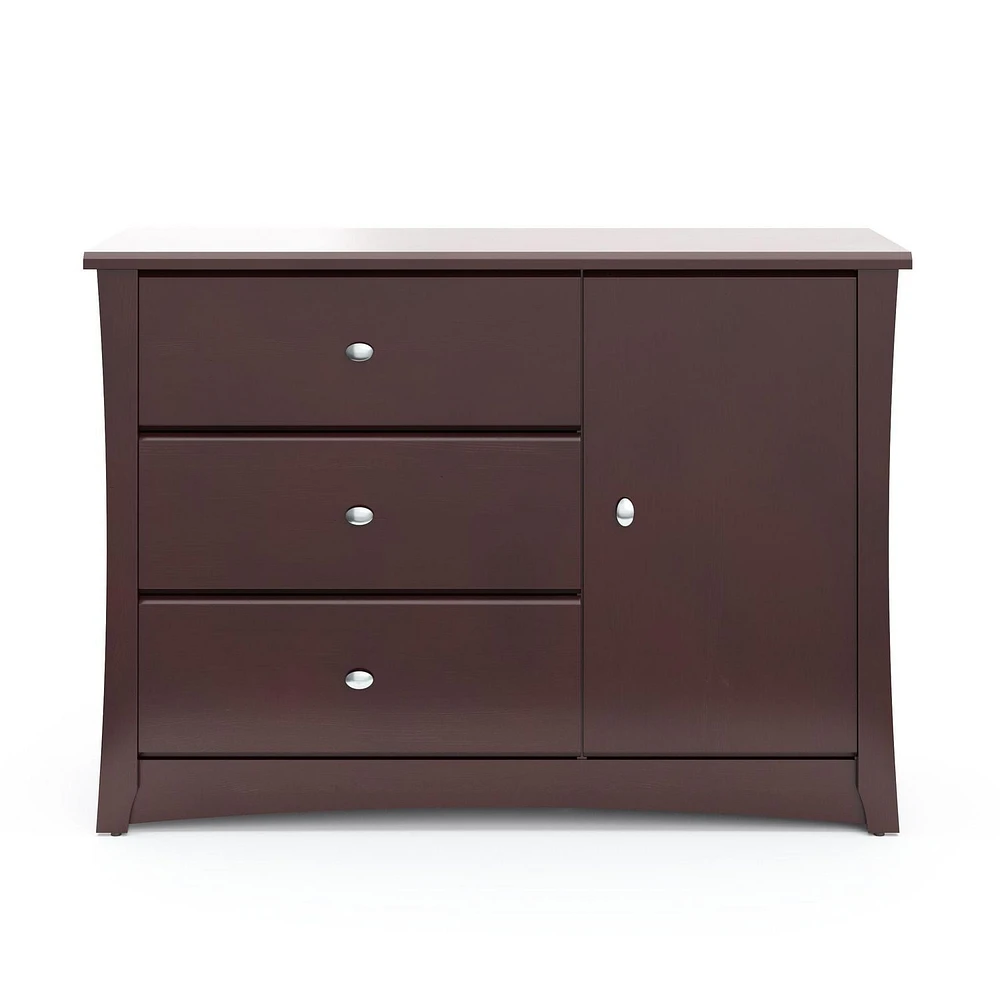 Storkcraft Crescent 3-Drawer Combo Dresser