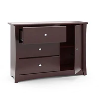 Storkcraft Crescent 3-Drawer Combo Dresser