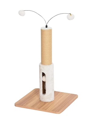 Vibrant Life Griffoir Premium Pour Chat Poteau de corde en papier de 24,2 pouces avec jouets