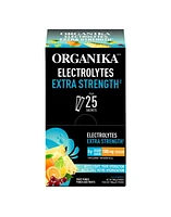 ORGANIKA Electrolytes Extra Strength Fruit Punch On-the- Go Sachets, 25 x 6G Sachets