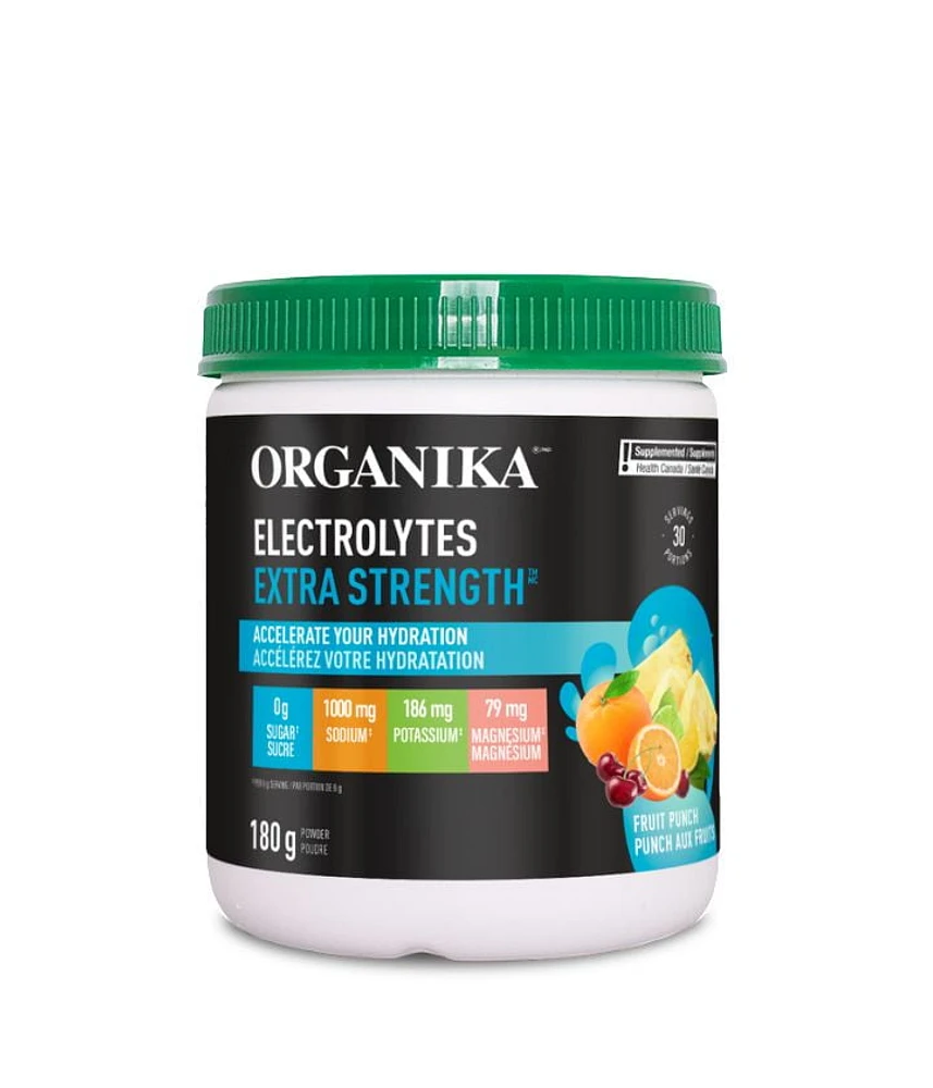 ORGANIKA Electrolytes Extra Strength Fruit Punch 