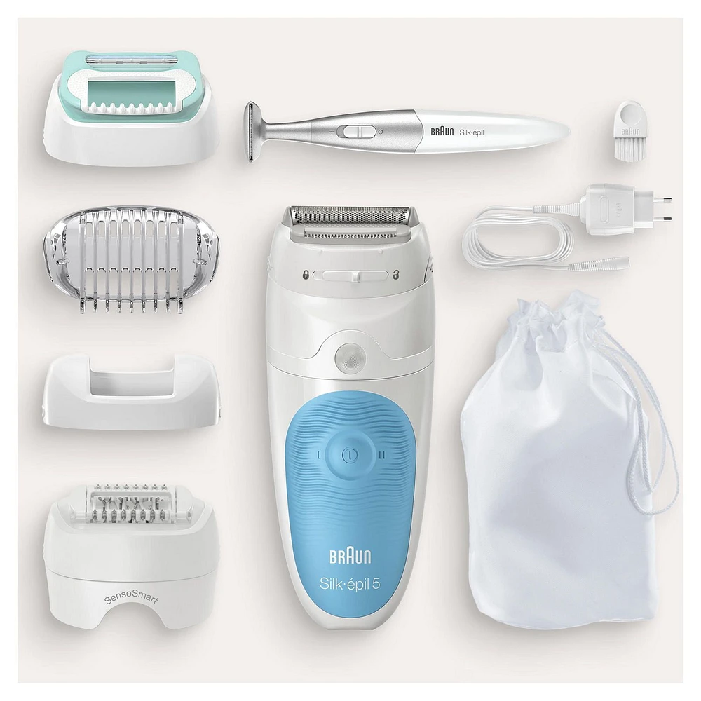 BRAUN LEG EPILATOR SES5-810 WHITE/BLUE