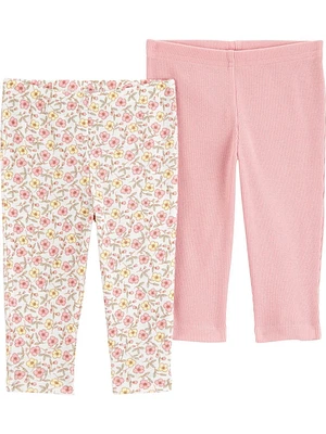 Carter's Child of Mine Pantalons pour bébé fille, paquet de 2