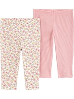 Carter's Child of Mine Pantalons pour bébé fille, paquet de 2