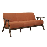 Topline Home Furnishings Burnt Orange Sofa