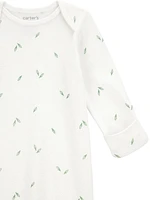 Carter's Child of Mine - Robe bébé à feuilles blanches