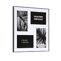 Slimline Collage Black Picture Frame, 4 – 4" x 6"