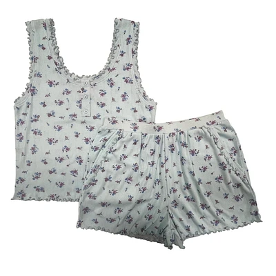 NOBO Ladies Floral Lagoon two piece sleep set