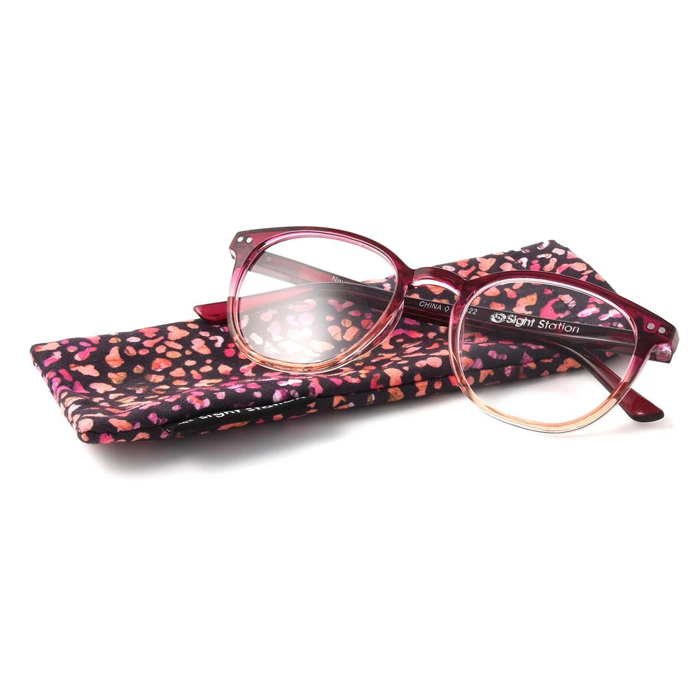 Foster Grant Soft Pink Reading Glasses