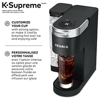 Keurig K-Supreme Single Serve K-Cup Pod Coffee Maker, 4 cup sizes: 6, 8, 10, 12 oz.