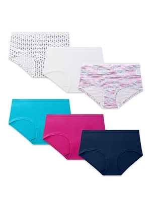 Culottes garçonnes en coton Fruit of the Loom pour femmes