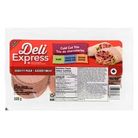 Deli Express Cold Cut Deli Meat Variety Pack, 300 g