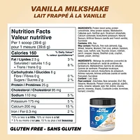 Lait frappé à la vanille, poudre de protéines de lactosérum à 100 %, 25 g de protéines et 2 g de sucre/mesure, 453 g/1 lb NOUVELLE APPARENCE! La poudre de protéines de lactosérum à 100 % Pure Protein offre un puissant mélange protéique - délicieux, pratique et à action rapide.