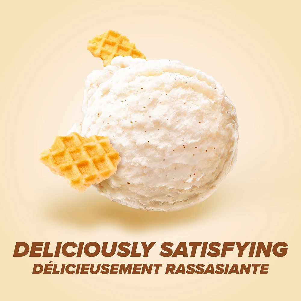Lait frappé à la vanille, poudre de protéines de lactosérum à 100 %, 25 g de protéines et 2 g de sucre/mesure, 453 g/1 lb NOUVELLE APPARENCE! La poudre de protéines de lactosérum à 100 % Pure Protein offre un puissant mélange protéique - délicieux, pratique et à action rapide.
