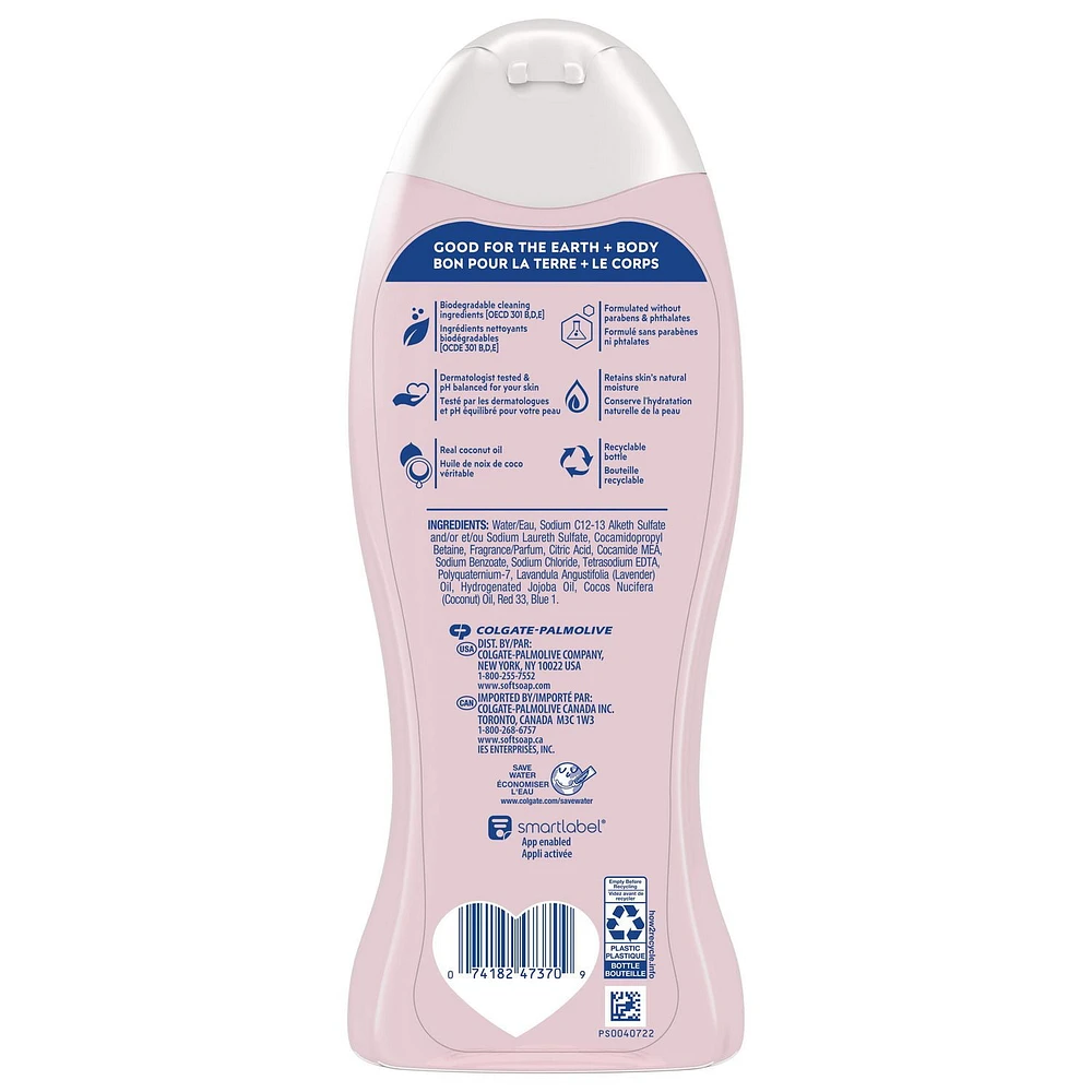 Softsoap Moisturizing Body Wash, Luminous Oils Coconut Oil & Lavender, 591 mL, 591 mL