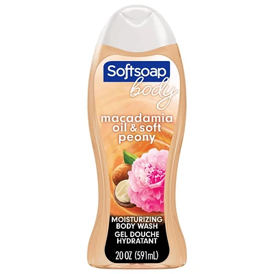 Softsoap Moisturizing Body Wash, Luminous Oils Macadamia Oil & Peony, 591 mL, 591 mL