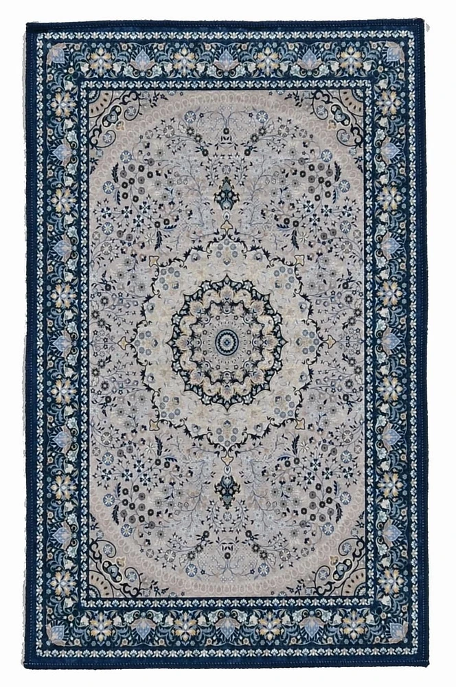 Emerald Canton Ivory & Thistle 3'3" x 5' Accent Rug