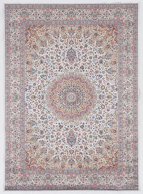 Emerald Milton Red & Blue 6'7" x 9'7" Area Rug