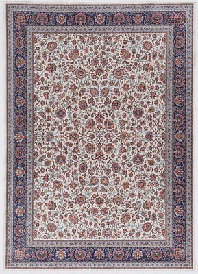 Emerald Canton Blue & Ivory 3'3" x 5' Accent Rug