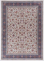 Emerald Canton Blue & Ivory 3'3" x 5' Accent Rug