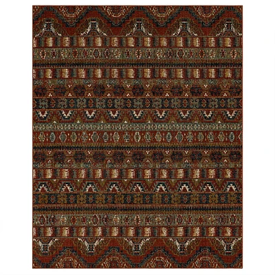 Mohawk Home Shaftesbury Red Woven Polyester Area Rug