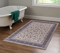 Emerald Canton Blue & Ivory 3'3" x 5' Accent Rug