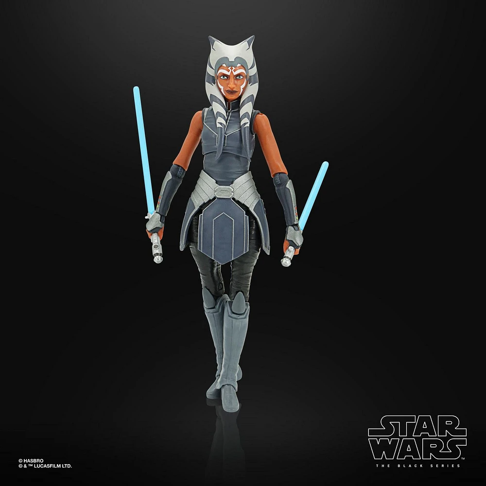 Star Wars The Black Series Ahsoka Tano Toy 6-Inch-Scale Star Wars: The Clone Wars Collectible Action Figure, Toys for Kids Ages 4 and Up