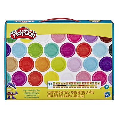 Play-Doh Colors of Creativity 35-Pack Bundle of Non-Toxic Modeling Compound for Kids 2 Years and Up, Assorted Colors, 2-Ounce Cans