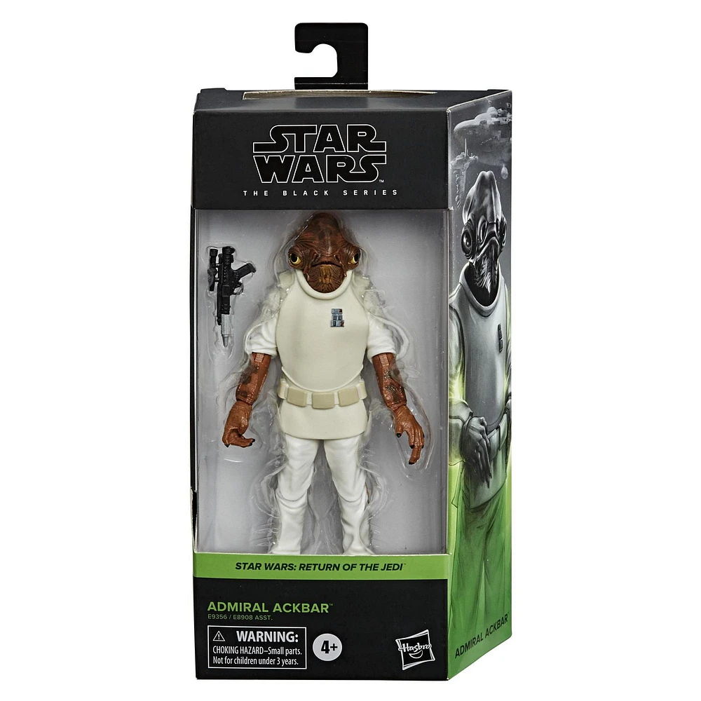 Star Wars The Black Series Admiral Ackbar Toy 6-Inch-Scale Star Wars: Return of the Jedi Collectible Action Figure, Kids Ages 4 and Up