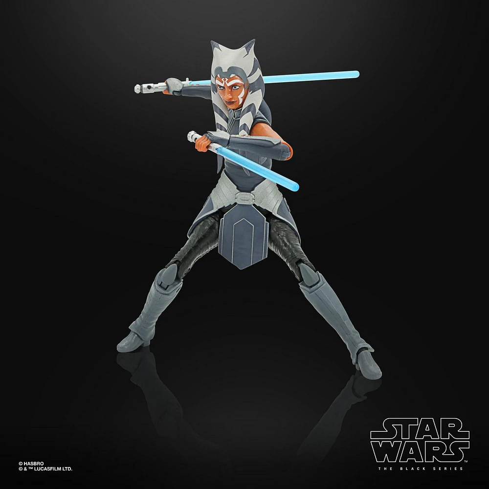 Star Wars The Black Series Ahsoka Tano Toy 6-Inch-Scale Star Wars: The Clone Wars Collectible Action Figure, Toys for Kids Ages 4 and Up