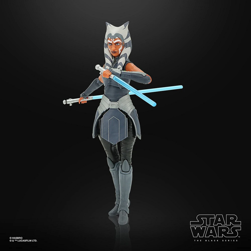 Star Wars The Black Series Ahsoka Tano Toy 6-Inch-Scale Star Wars: The Clone Wars Collectible Action Figure, Toys for Kids Ages 4 and Up