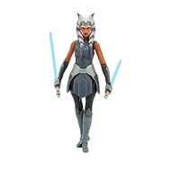 Star Wars The Black Series Ahsoka Tano Toy 6-Inch-Scale Star Wars: The Clone Wars Collectible Action Figure, Toys for Kids Ages 4 and Up