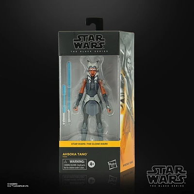 Star Wars The Black Series, figurine Ahsoka Tano de 15 cm de Star Wars : La Guerre des Clones, pour enfants, à partir de 4 ans