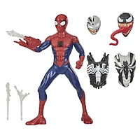 Marvel Spider-Man Maximum Venom, Spider-Man Venom Gear, 12-Inch Figure, Includes Venom and Symbiote Suits, Sounds and Phrases, Ages 4 And Up