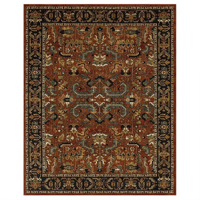 Mohawk Home Tansey Red Woven Polyester Area Rug