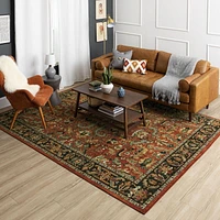 Mohawk Home Tansey Red Woven Polyester Area Rug