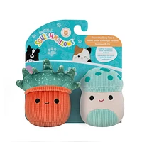 Squishmallows Squeaky Dog Toys 2-Pack - Sydney & Oz, The loveable and squeezable Squishmallows!