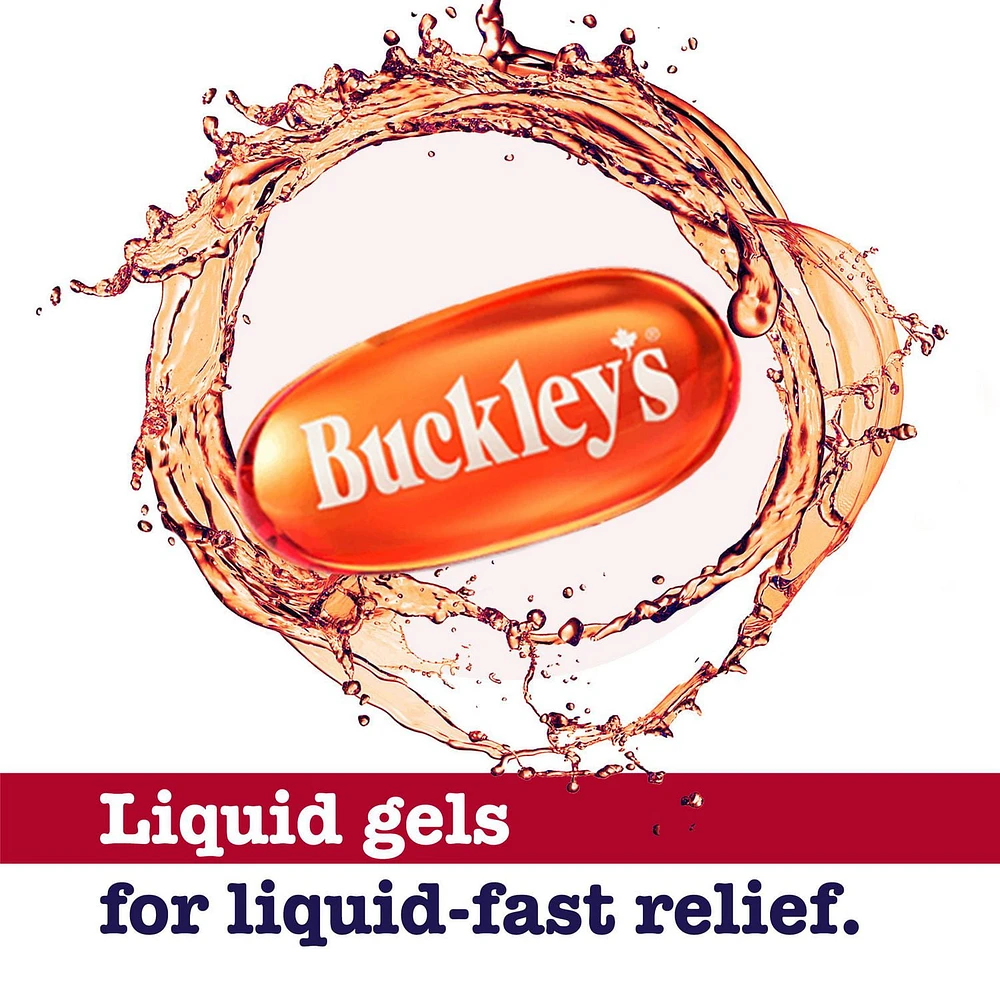 Buckley's Cold & Sinus 24-Hour Pack Liquid Gels, 24 Count