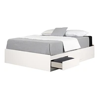 South Shore Vito Queen Storage Bed (60'') with 2 Drawers