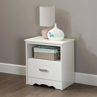 South Shore Tiara 1-Drawer Night Stand