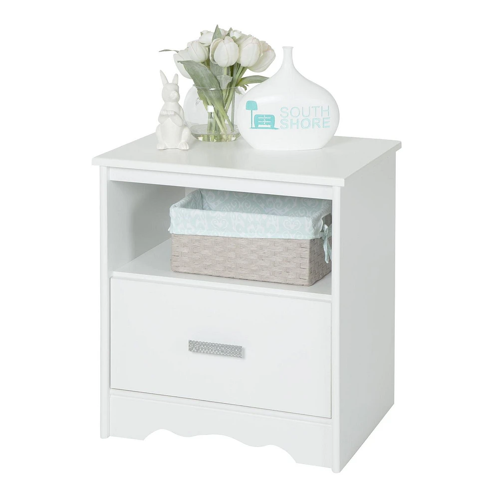 South Shore Tiara 1-Drawer Night Stand