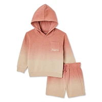Ensemble 2 pièces avec haut à capuchon George pour petits garçons Tailles 2T-5T