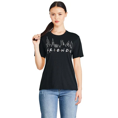 T-shirt avec imprimé graphique Friends pour femmes
